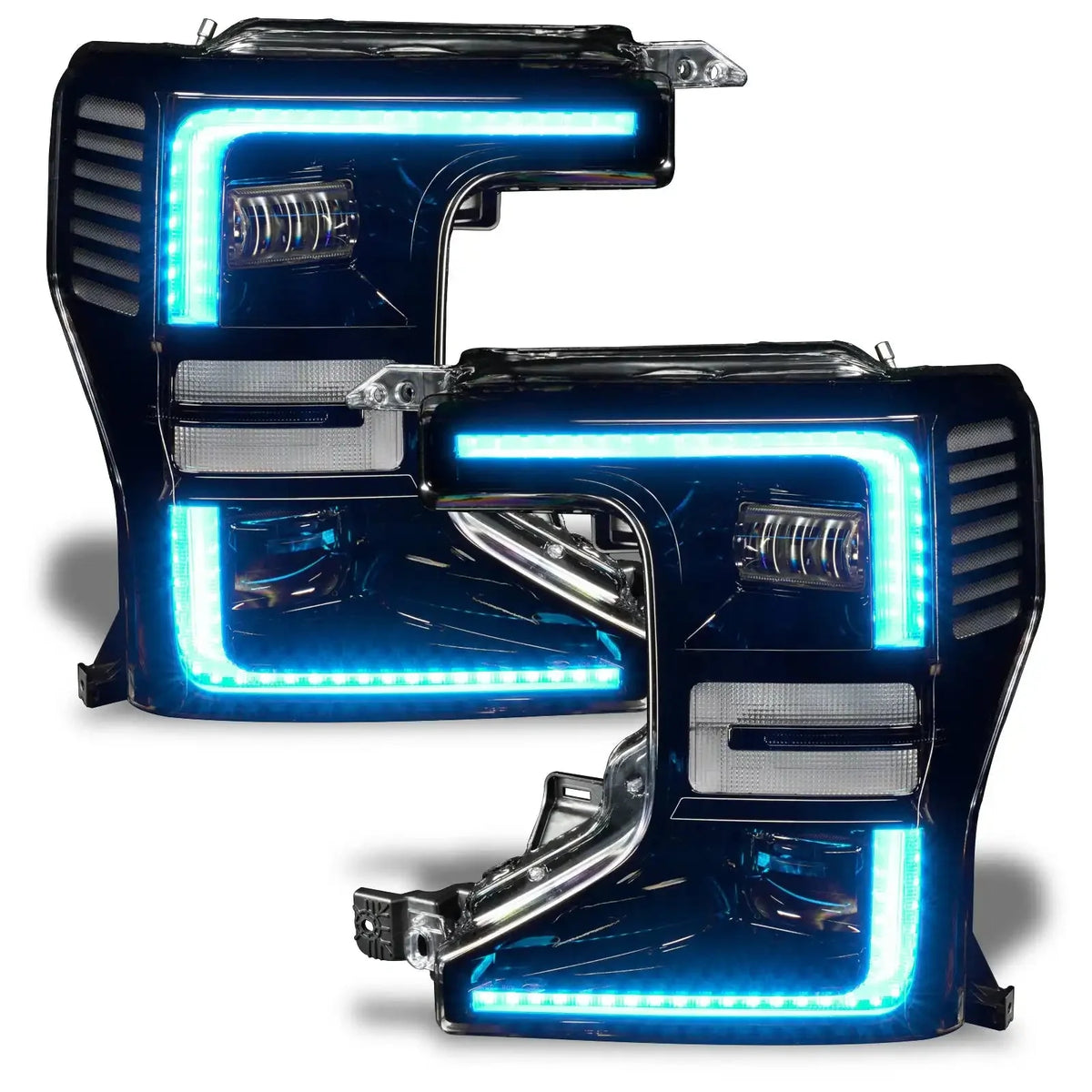 2020-2022 Ford F250/F350 Super Duty ORACLE Dynamic ColorSHIFT Headlight DRL Upgrade Kit w/Switchback Turn Signals