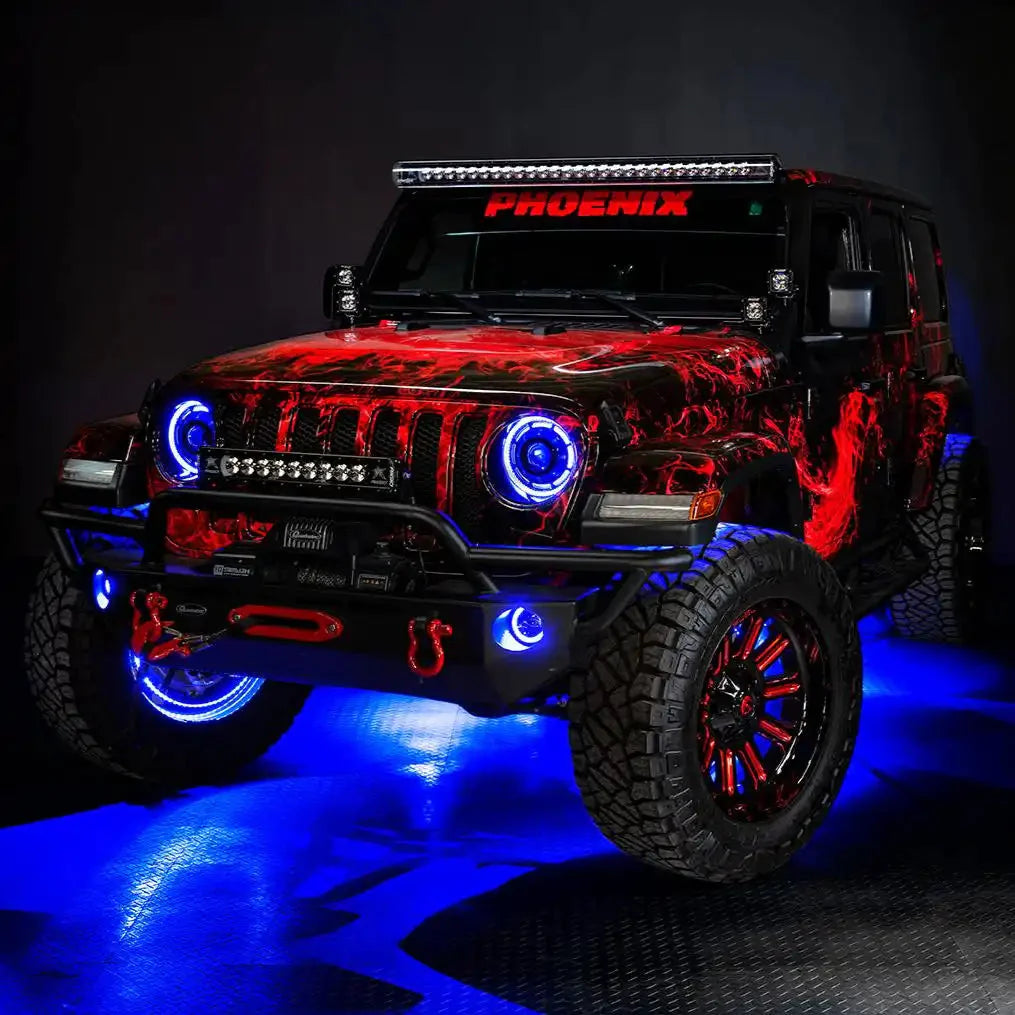 2018-2025 Jeep Wrangler JL & 2020-2025 Gladiator JT ORACLE Lighting Oculus™ ColorSHIFT Bi-LED Projector Headlights