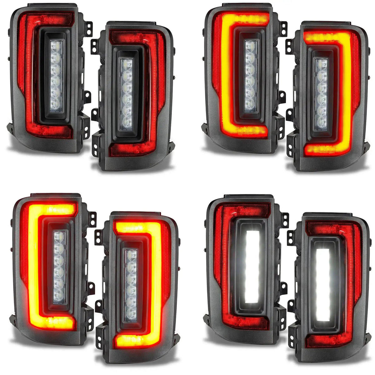 2021-2025 Ford Bronco ORACLE V2 Flush Mount LED Tail Lights - 1,400 Lumens