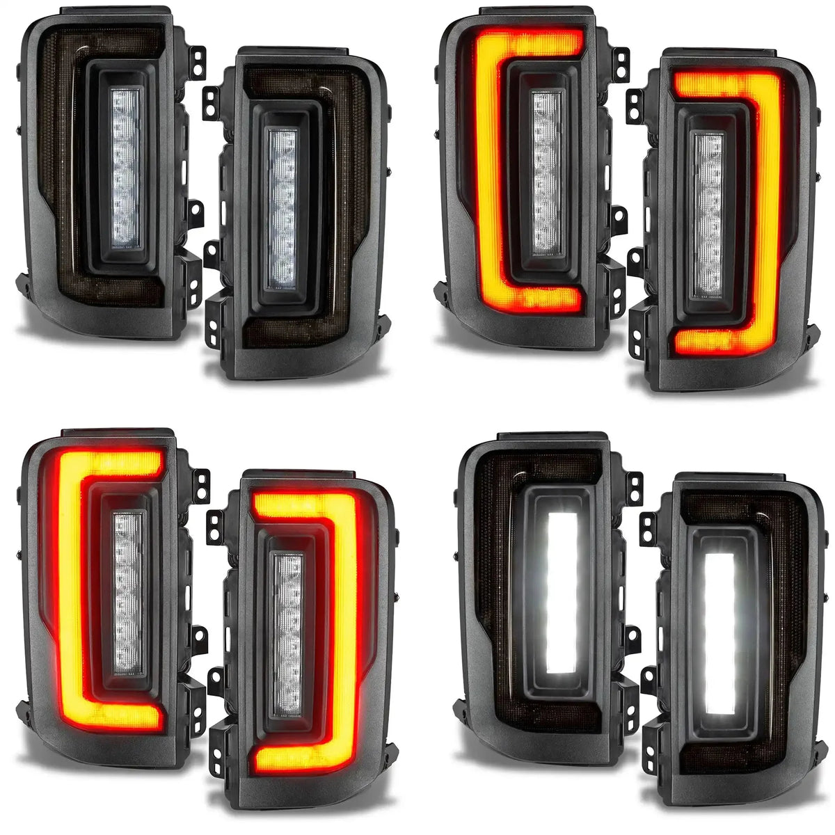 2021-2025 Ford Bronco ORACLE V2 Flush Mount LED Tail Lights - 1,400 Lumens