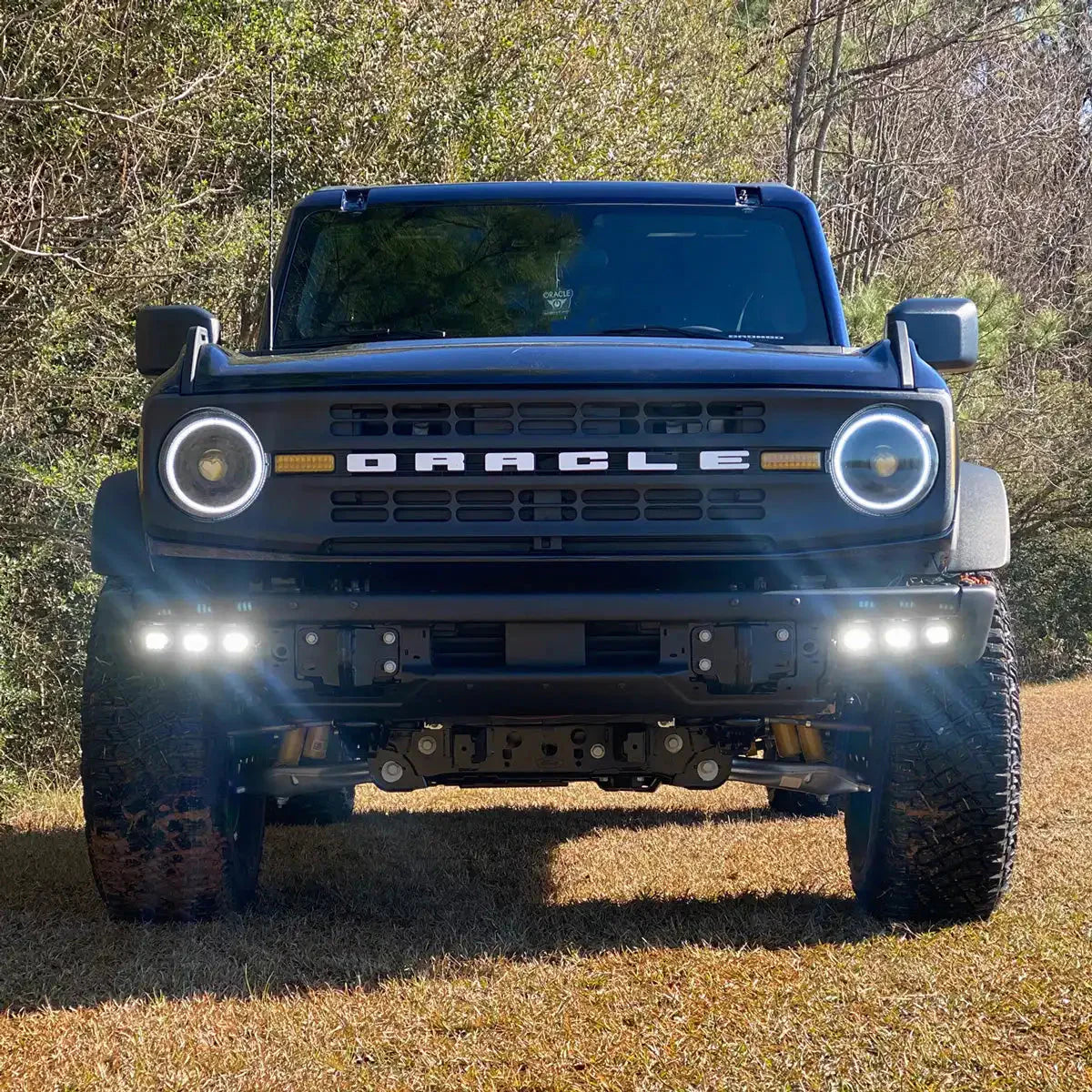 2021-2026 Ford Bronco ORACLE Triple LED Fog Light Kit for Steel Modular Bumper