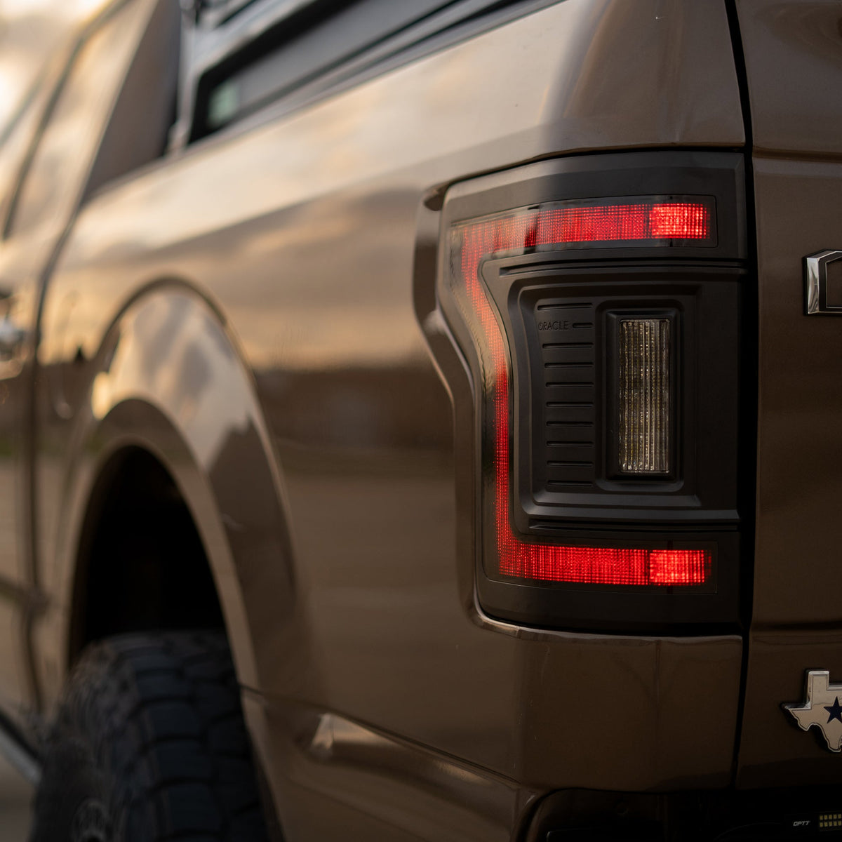 2015-2020 Ford F150 ORACLE Flush Mount LED Tail Lights with Sequential Turn Signals & BLIS