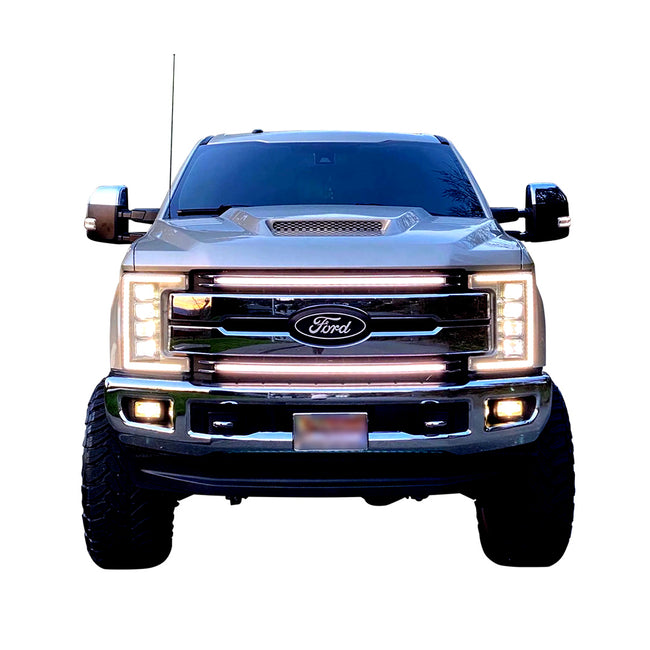 2017-2019 F250, F350, F450 & F550 Ghost LED Grill Lights | XL, XLT, KR, Lariat