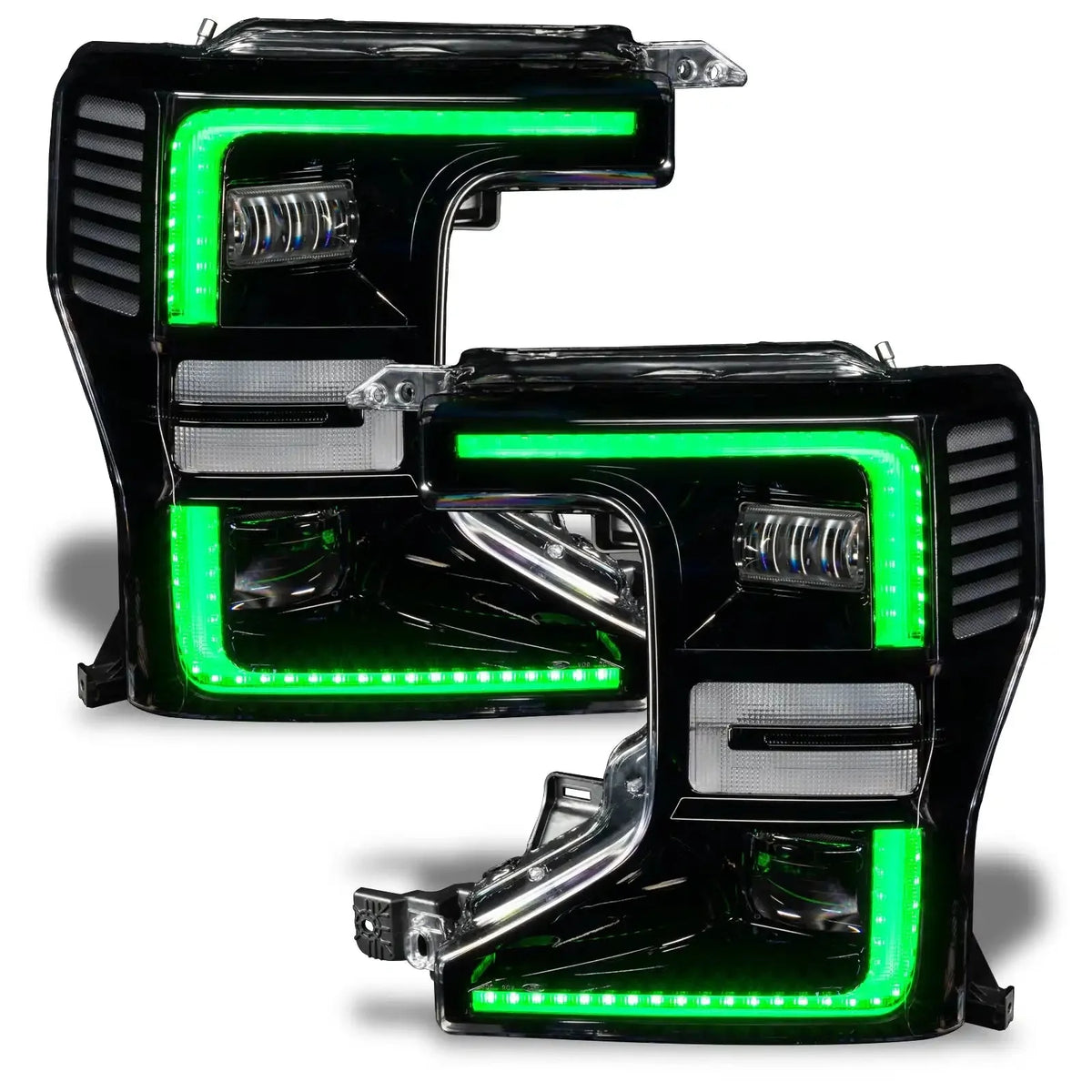 2020-2022 Ford F250/F350 Super Duty ORACLE Dynamic ColorSHIFT Headlight DRL Upgrade Kit w/Switchback Turn Signals
