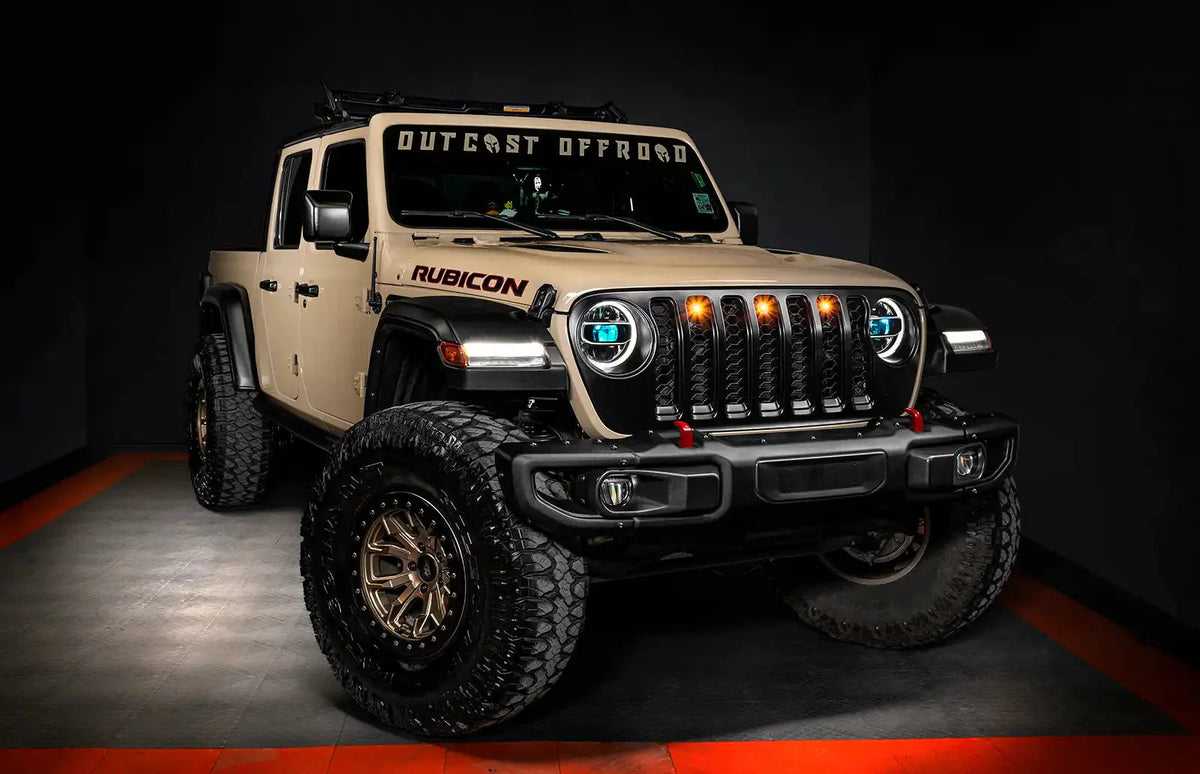 2020-2023 Jeep Gladiator JT ORACLE Lighting Pre-Runner Style LED Grill Light Kit