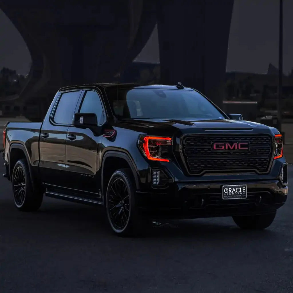 2019-2022 GMC Sierra 1500 ORACLE Lighting ColorSHIFT RGB+W Headlight DRL Upgrade Kit