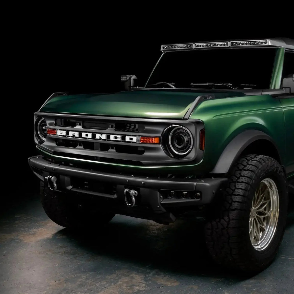 2021-2026 Ford Bronco ORACLE Triple LED Fog Light Kit for Steel Modular Bumper