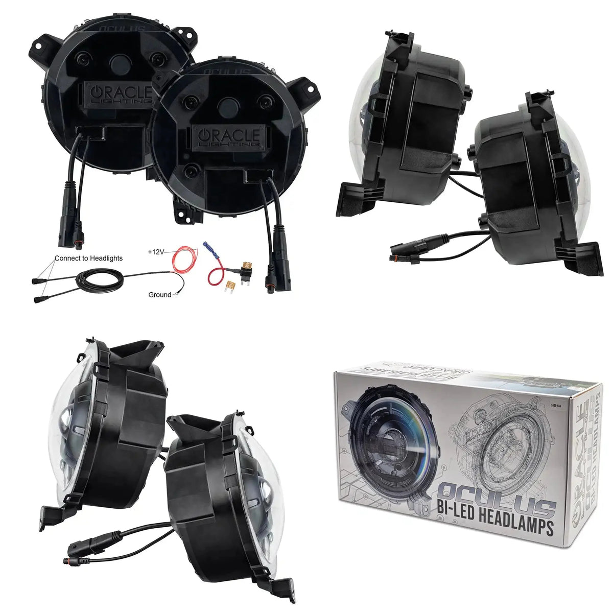 2018-2026 Jeep Wrangler JL & 2020-2026 Gladiator JT ORACLE Oculus™ Bi-LED Projector Headlights