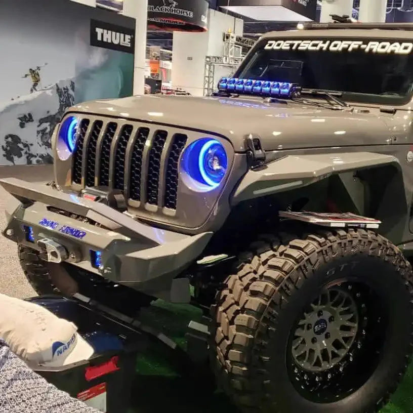 2018-2025 Jeep Wrangler JL & 2020-2025 Gladiator JT ORACLE Lighting Oculus™ ColorSHIFT Bi-LED Projector Headlights