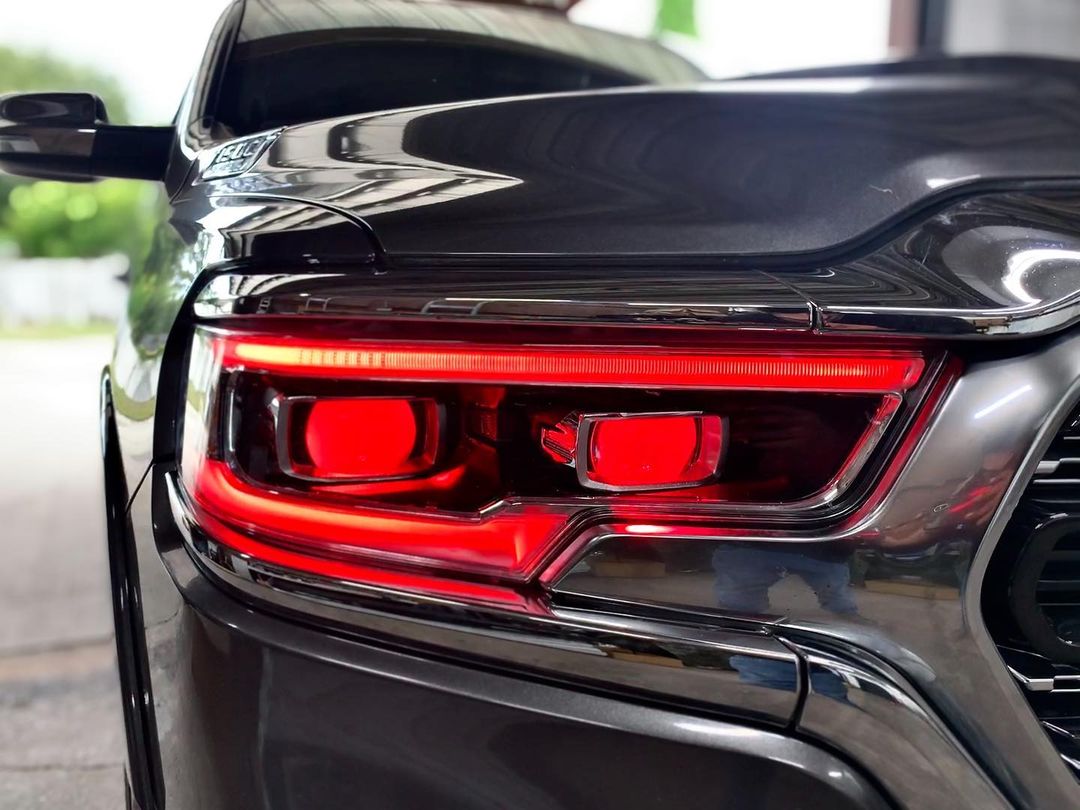 2019-2024 RAM 1500 ORACLE Lighting RGBW+A Headlight DRL Upgrade Kit - LED Projector Headlights