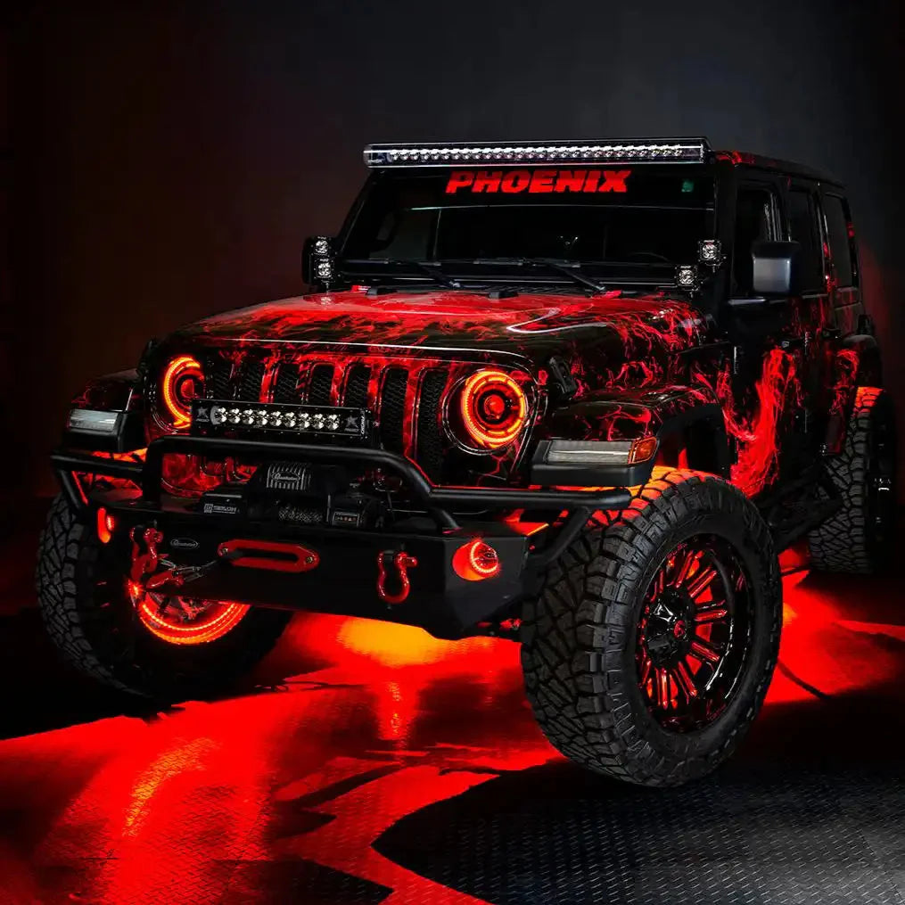 2018-2025 Jeep Wrangler JL & 2020-2025 Gladiator JT ORACLE Lighting Oculus™ ColorSHIFT Bi-LED Projector Headlights