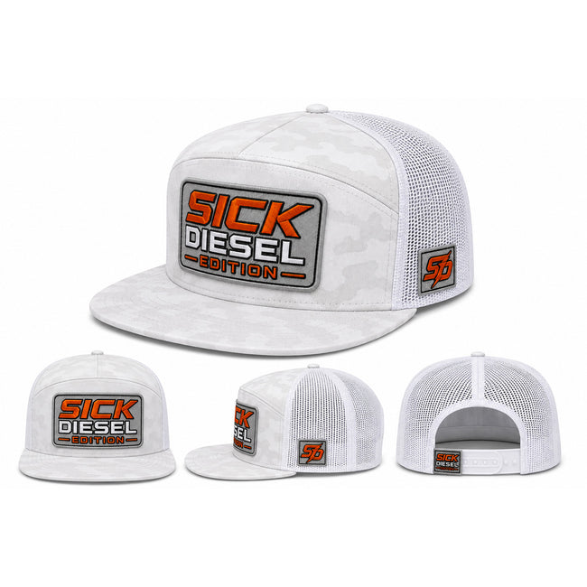 Sick Diesel Edition - 7 Panel Flat Bill Hat