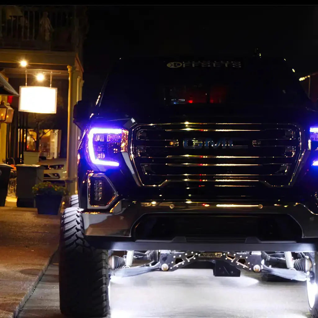 2019-2022 GMC Sierra 1500 ORACLE Lighting ColorSHIFT RGB+W Headlight DRL Upgrade Kit