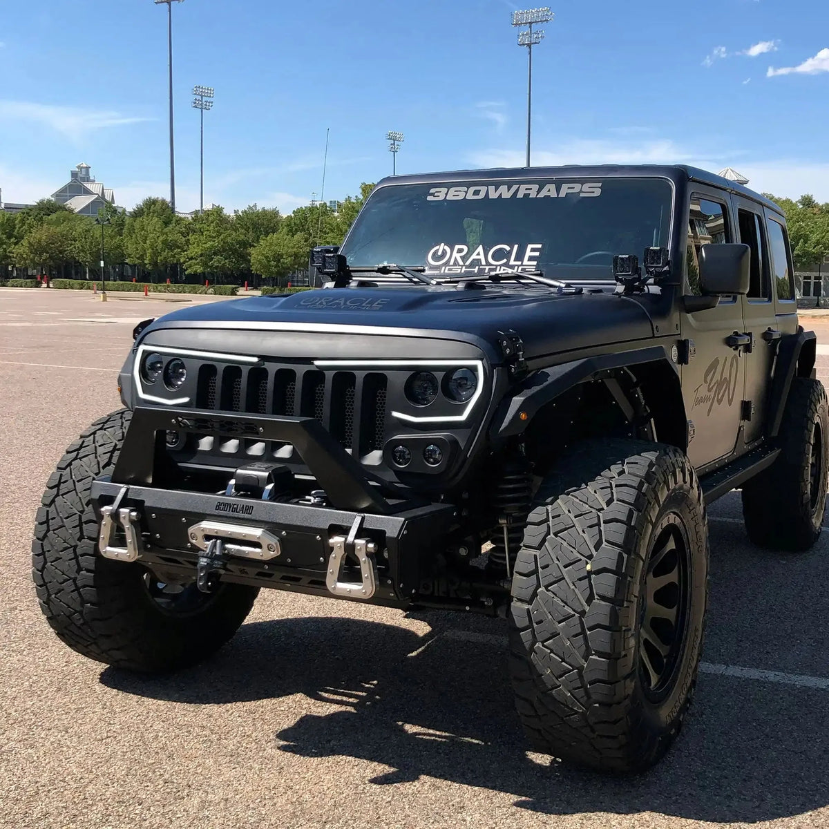 2018-2026 Jeep Wrangler JL & 2020-2026 Gladiator JT ORACLE VECTOR Pro Series II Full LED Grille