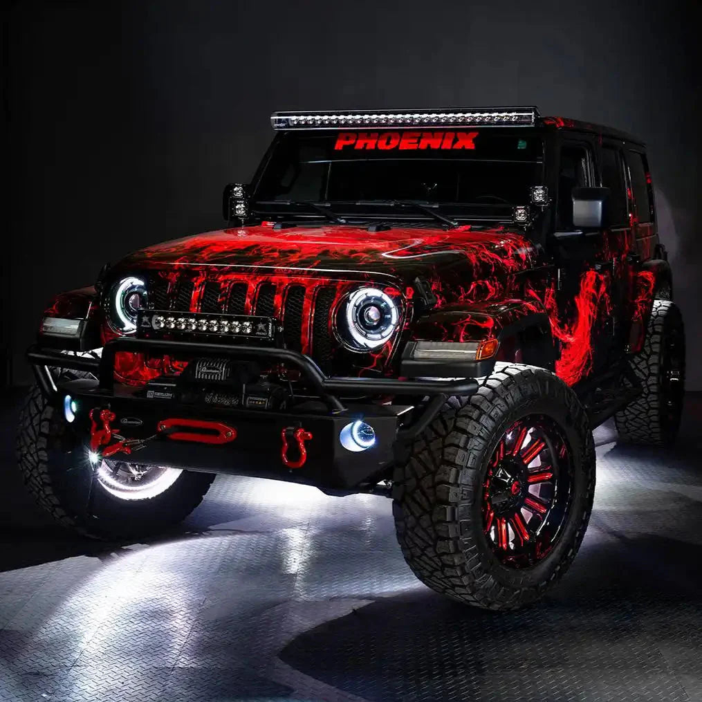 2018-2025 Jeep Wrangler JL & 2020-2025 Gladiator JT ORACLE Lighting Oculus™ ColorSHIFT Bi-LED Projector Headlights