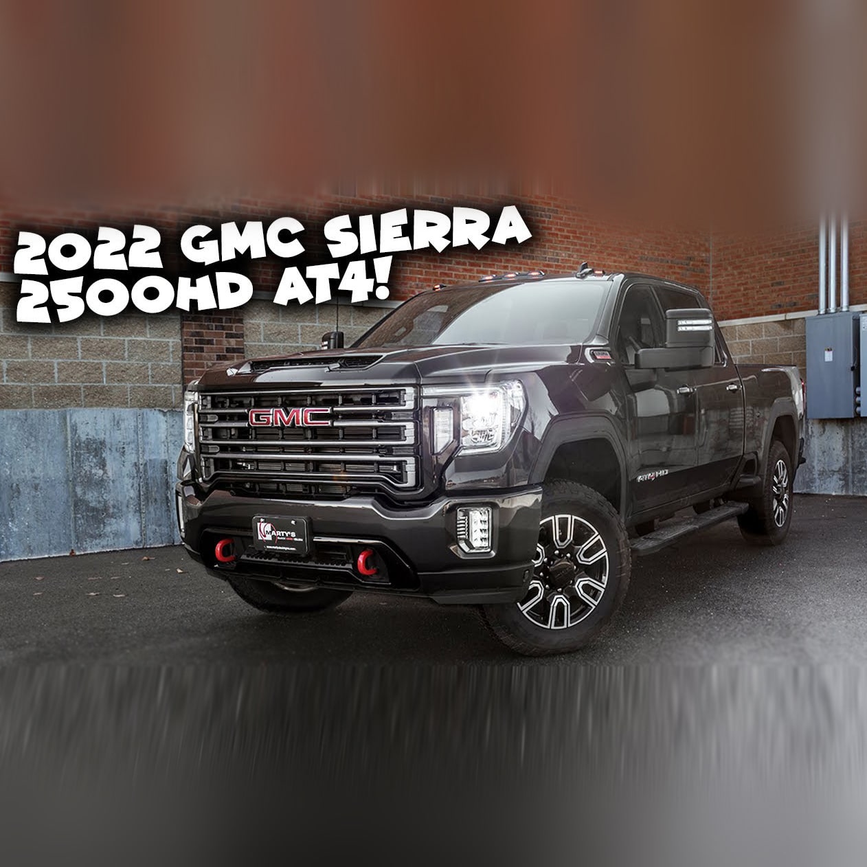 2020 2023 GMC Sierra 2500 3500 AT4 Grill Light Power Bar