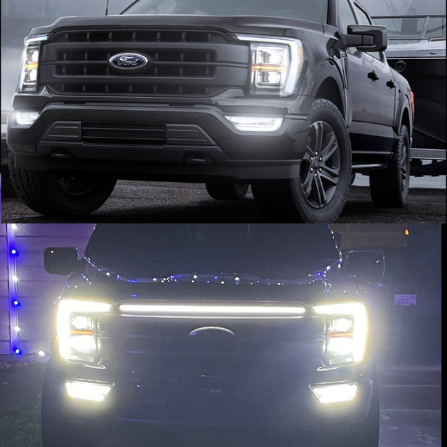 2021-2023 F150 Lariat Grill Accent LED Power Bar