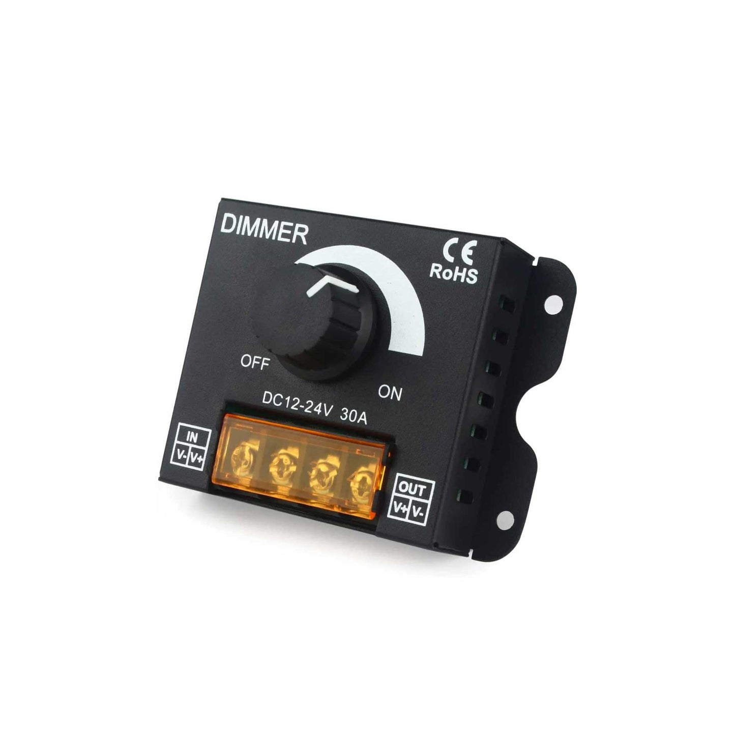 LED Dimmer Controller | 12v DC 30a LED PWM Dimmer Switch